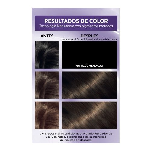 EXCELLENCE TINTE RUBIO CENIZO MATE RESULTADOS